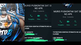 🌐TUTORIAL PUSH KONTAK OTOMATIS BISA DI TINGGAL TIDUR🌐