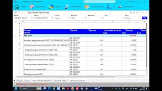 Отчёты. Электротовары screenshot 2