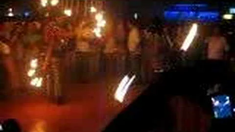 Raving with fire, mangu... bavaro beach domincan r...
