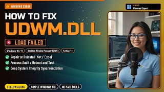 Fix udwm.dll DWM Error!