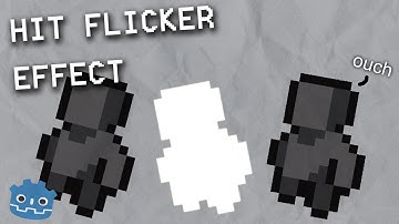 60 seconds - Hit Blink Effect Tutorial! Godot