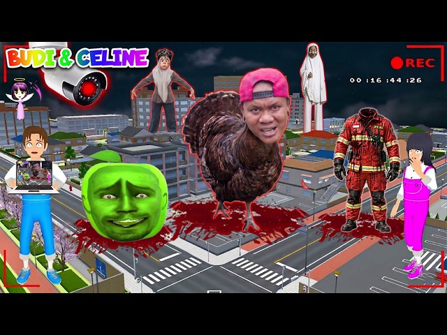 Yuta Mio Panik! CCTV Merekam TIMBUL MANUSIA AYAM, SAKADUNG APPLE Misterius Di Kota Sakura😱