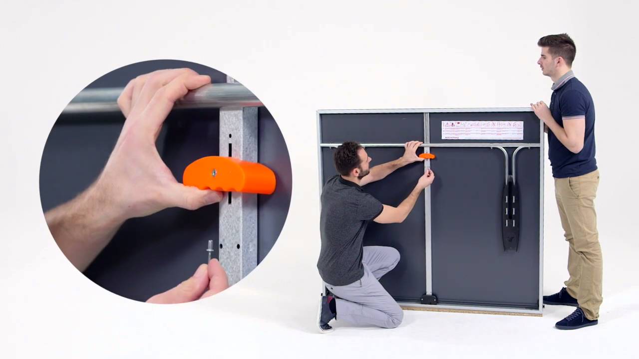 Assembly Video Cornilleau 250S Table Tennis Table YouTube