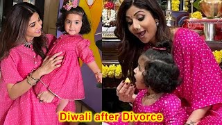 Shilpa Shetty First Diwali After Divorce With Husband Raj Kundra