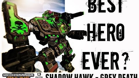 MWO - Shadow Hawk "Grey Death" Hero - This is a great mech!!!