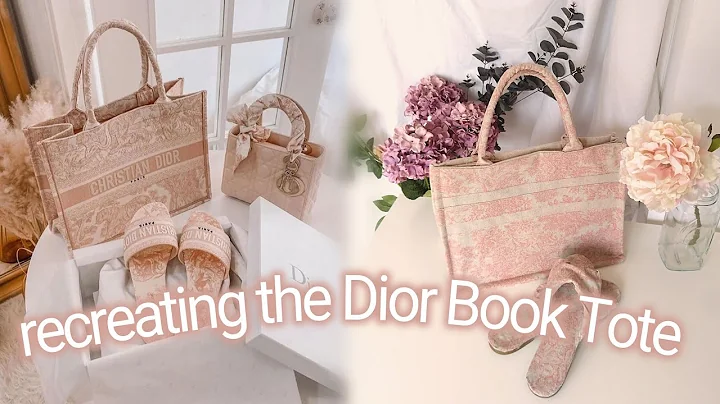 Recreate the Iconic Dior Book Tote Bag!