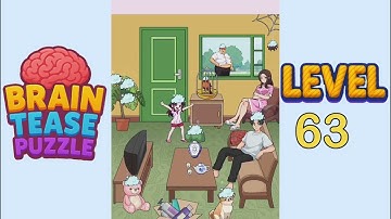 Brain tease puzzle level 63 Walkthrough Solution