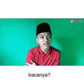 Trik baperin cewek ala santri😆