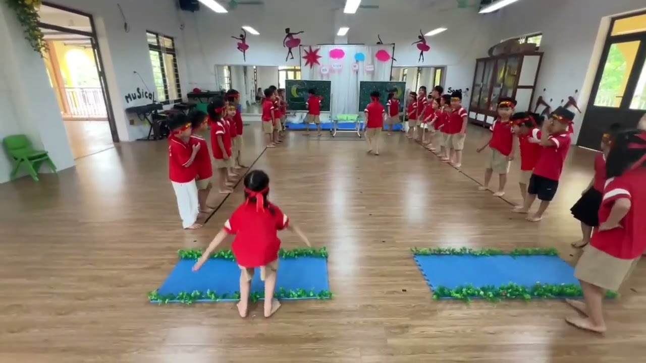 Phát triển thể chất| Bật xa 40-50cm|MNHH|Hạnh mầm non