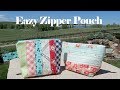 Easy Zipper Pouch // SEWING TUTORIAL