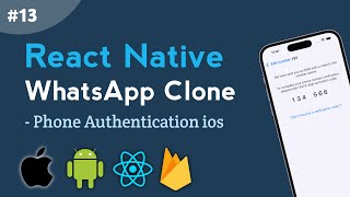 React Native Firebase iOS phone authentication