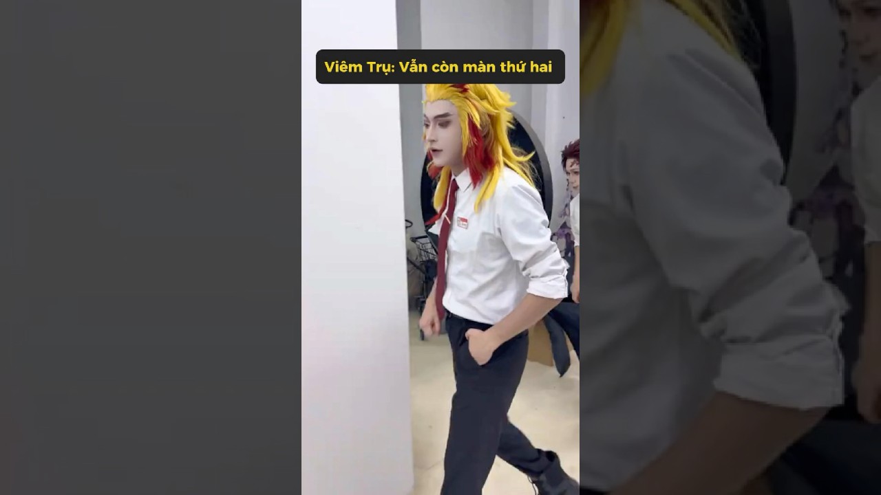 Viêm Trụ: Vẫn còn màn thứ hai  #meowcosplay #shorts