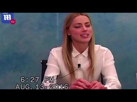 AMBER HEARD ADMITS TO KICKING A DOOR INTO JOHNNY DEPPS HEAD - NEVER BEFORE SEEN DEPOSITION FOOTAGE