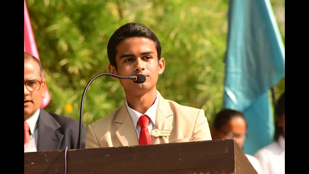 Head Boy Signing Off Speech | Ojasw Tiwari | The Sanskaar Valley School | 21 October 2022