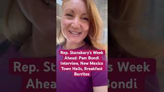 Rep. Stansbury's Week Ahead: Pam Bondi Interview, New Mexico Town Halls, and Breakfast Burritos