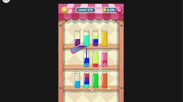 Water Sort Puzzle I Level 579 I  Facebook I SOLVED