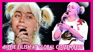 Billie Eilish Performs At Global Citizen Festival