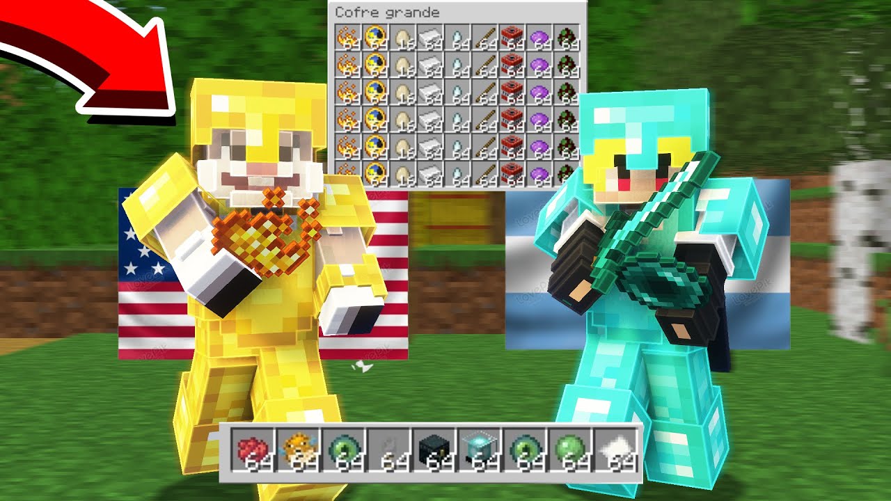 Así es jugar HCF con un GRINGO pero solamente HABLA ESPAÑOL | CavePvP