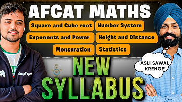 🚨All Newly Added AFCAT Maths in One Class🚨. AFCAT 1 2026 Maths.