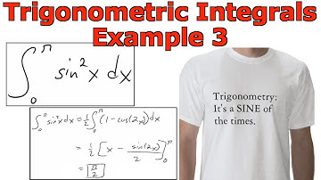 Trigonometric Integrals: Example 3: sin(x)^2