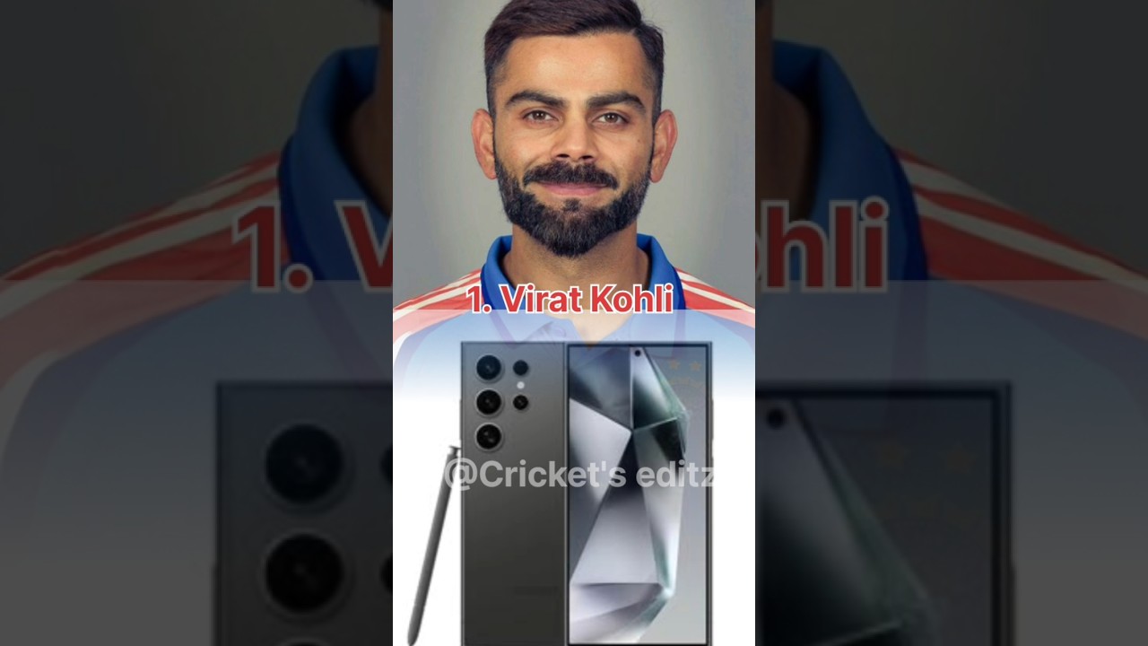 Top 5 cricketers favourite mobile phone 