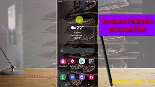 Samsung Galaxy S22 Ultra : How to set and use S Pen Right and back gesture to activate AR Doodle screenshot 5