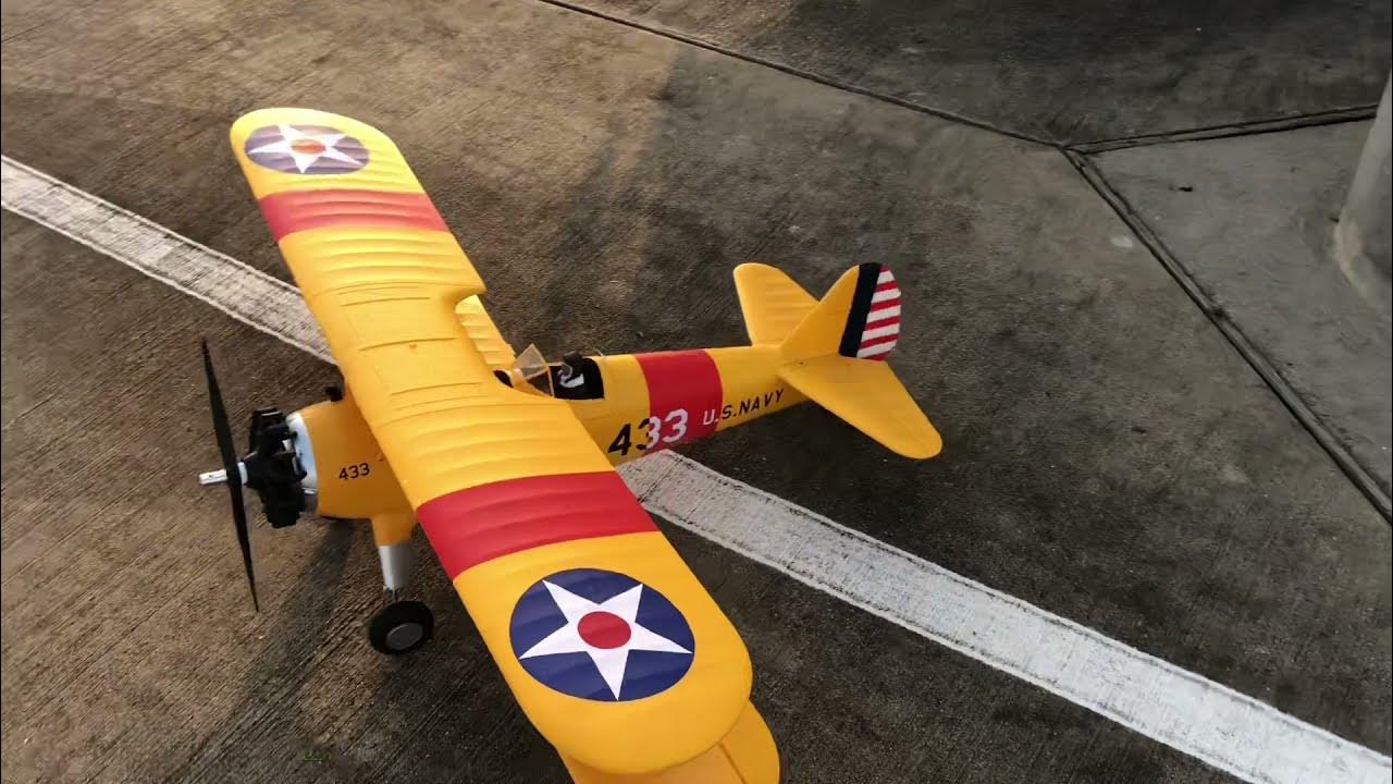 EFlite PT17 1.1m Maiden YouTube