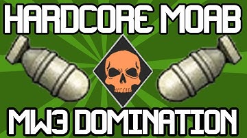 MW3 : Hardcore Domination MOAB! | Modern Warfare 3  54-11 Support Killstreaks
