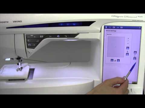Husqvarna Viking Designer Diamond 17 Exclusive Sensor System