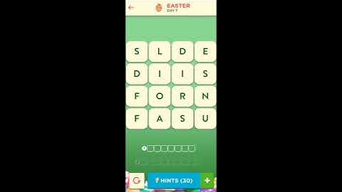 WordBrain 2 Easter Event Day 7 March 26 2021 Answers and Solutions