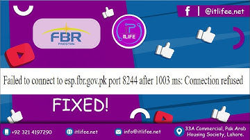 Failed to connect to esp.fbr.gov.pk in FBR POS integeration (Laravel & PHP) | Error Fix | iT Life |