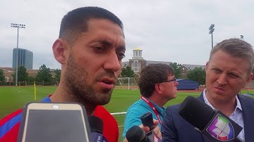 USMNT Clint Dempsey interviewed before training 5-24-2016