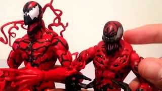 Marvel legends spider-man infinite series spawn of the symbiotes
carnage figure review