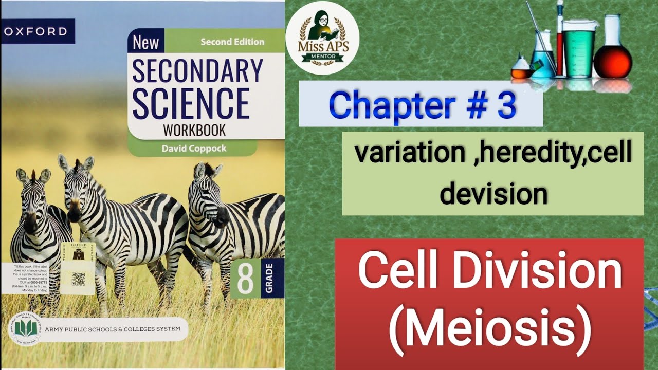 MEIOSIS | Class 8 science | Cell Division | New secondary Science class 8