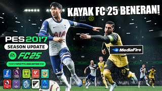 KEREN PARAH🔥 INSTALL PES 2017 PATCH FC 2025 BY YOSFX DI LAPTOP ATAU PC