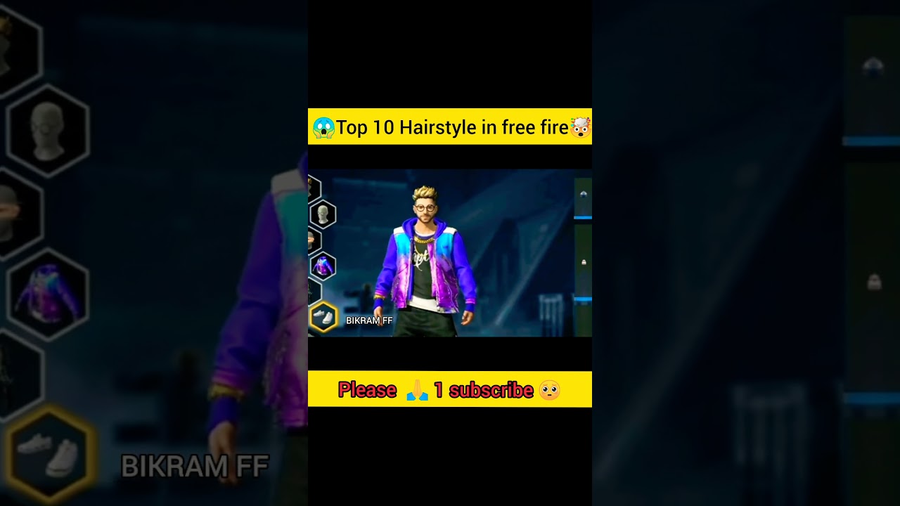 Top 10 Most Popular Rare Hairstyle Image in Free Fire Battleground//😊😇 