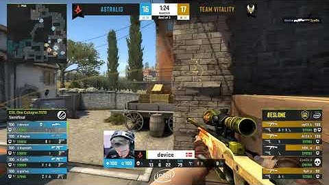 Device ace vs Vitality + collateral