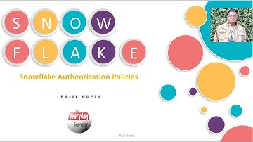 Snowflake Admin Series:  Authentication Policies | Rajiv Gupta Learn Everyday