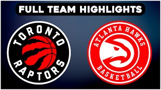 Toronto Raptors Vs Atlanta Hawks - Full Team Highlights Jan 5, 2026