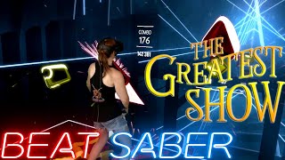 Beat Saber || The Greatest Show - Panic! at the Disco (Official Music Pack) Expert+ || Mixed Reality