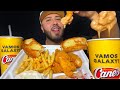 Raising Canes Feast • Mukbang Eating Show