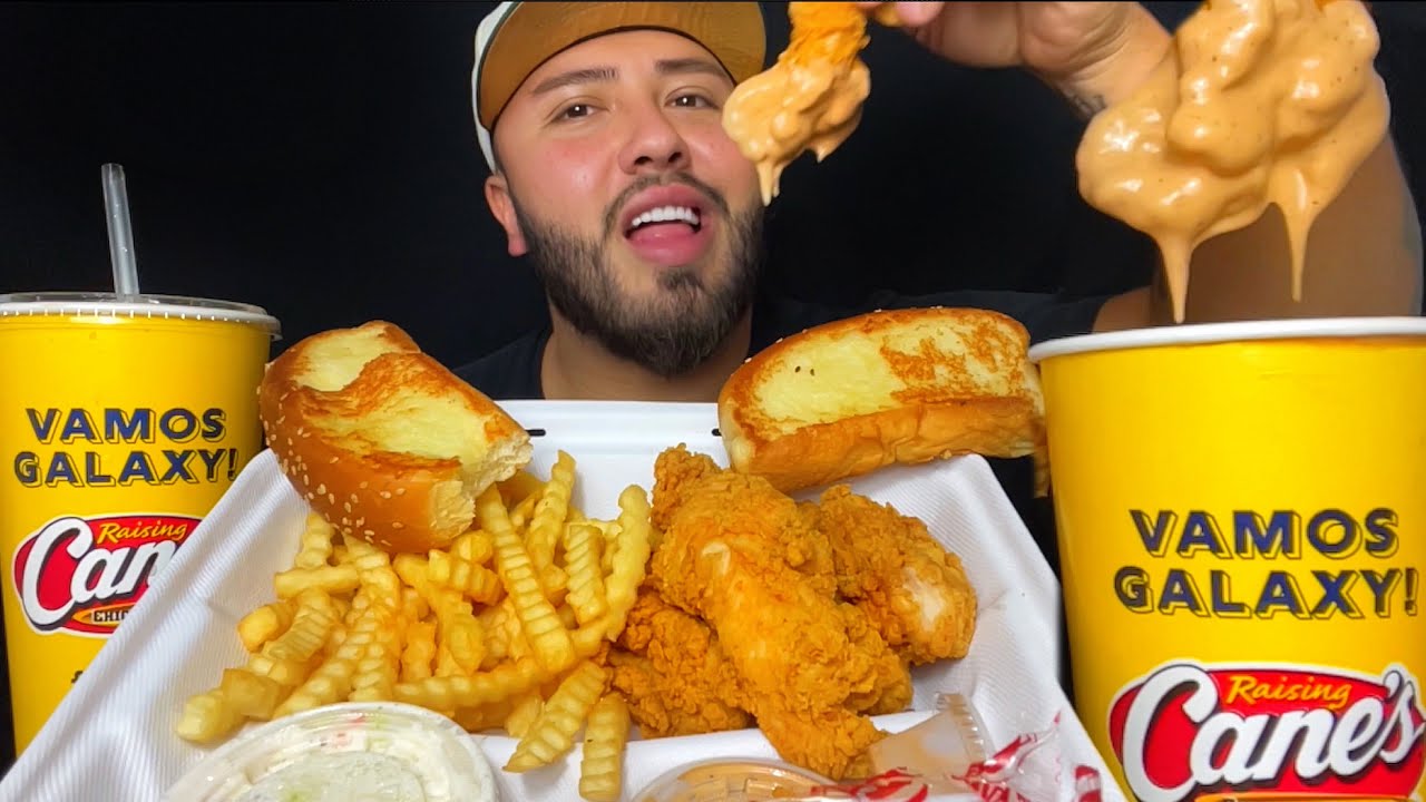 Raising Canes Feast • Mukbang Eating Show