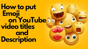 How to add ❤️Emojis 👍 to your title and description for your YouTube video ▶️