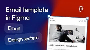 How to create email template in Figma with Marka Email Generator Plugin. Email Design System.