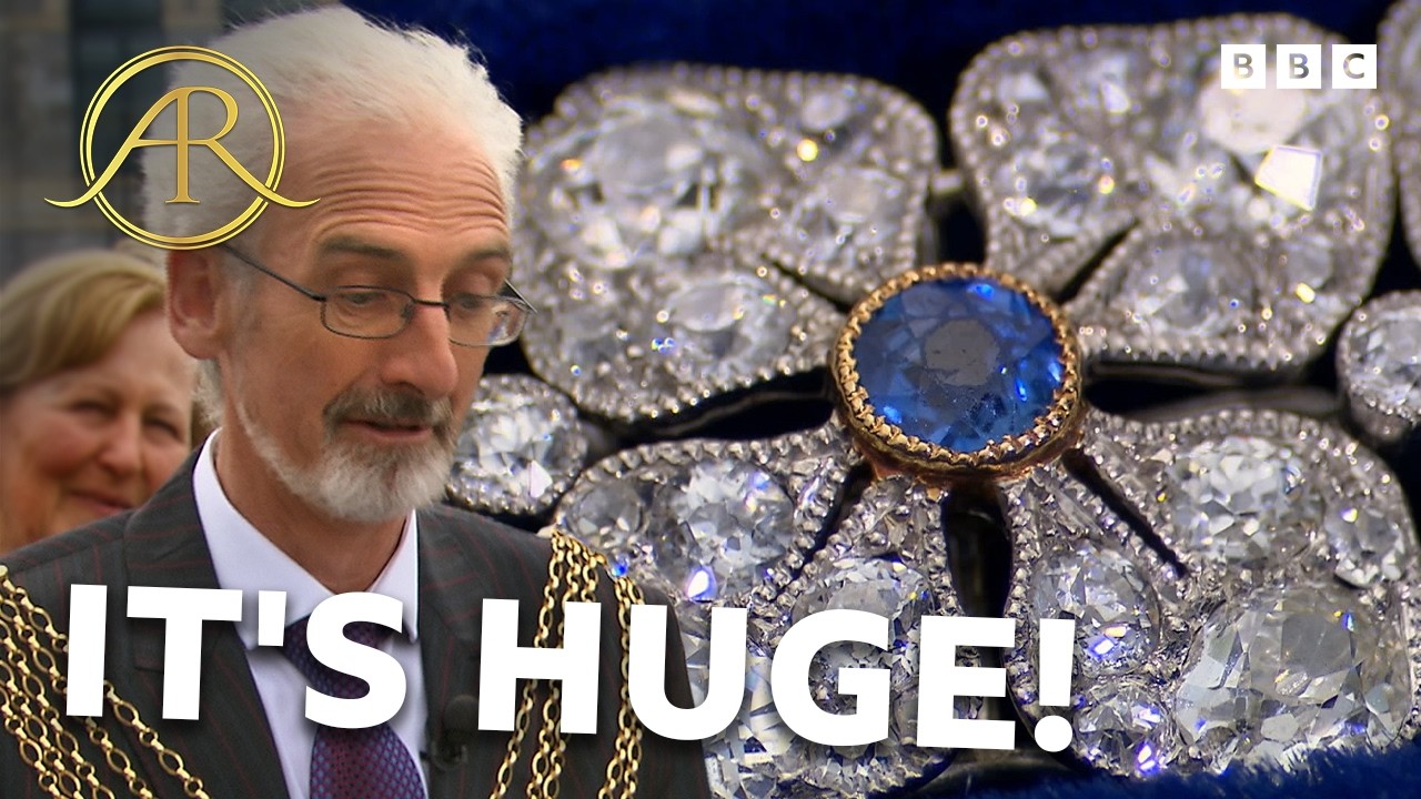 'It's HUGE!' - 115-Year-Old Diamond Necklace Worth Six Figures | BBC Antiques Roadshow UK