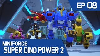 [MINIFORCE Super Dino Power2]Ep.08: The True Heros of Blue City!