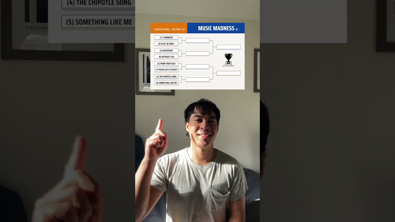 Music Madness has begun 🏀 | vote for your favorite songs in my stories and comments starting soon!