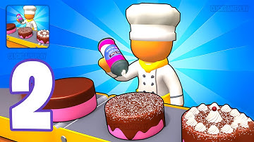 Cake Ready: Idle Bakery Tycoon Gameplay Walkthrough Part 2 - Tutorial Bakery Cake (Android,iOS)