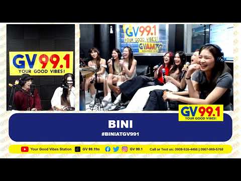 Bini at GV99.1 with DJ Clyde Buzzpop  (Full Video HD Quality)