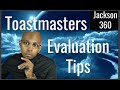 Toastmaster Evaluation Tips- Everything you need to know #evaluationtips #toastmasterevaluationtips